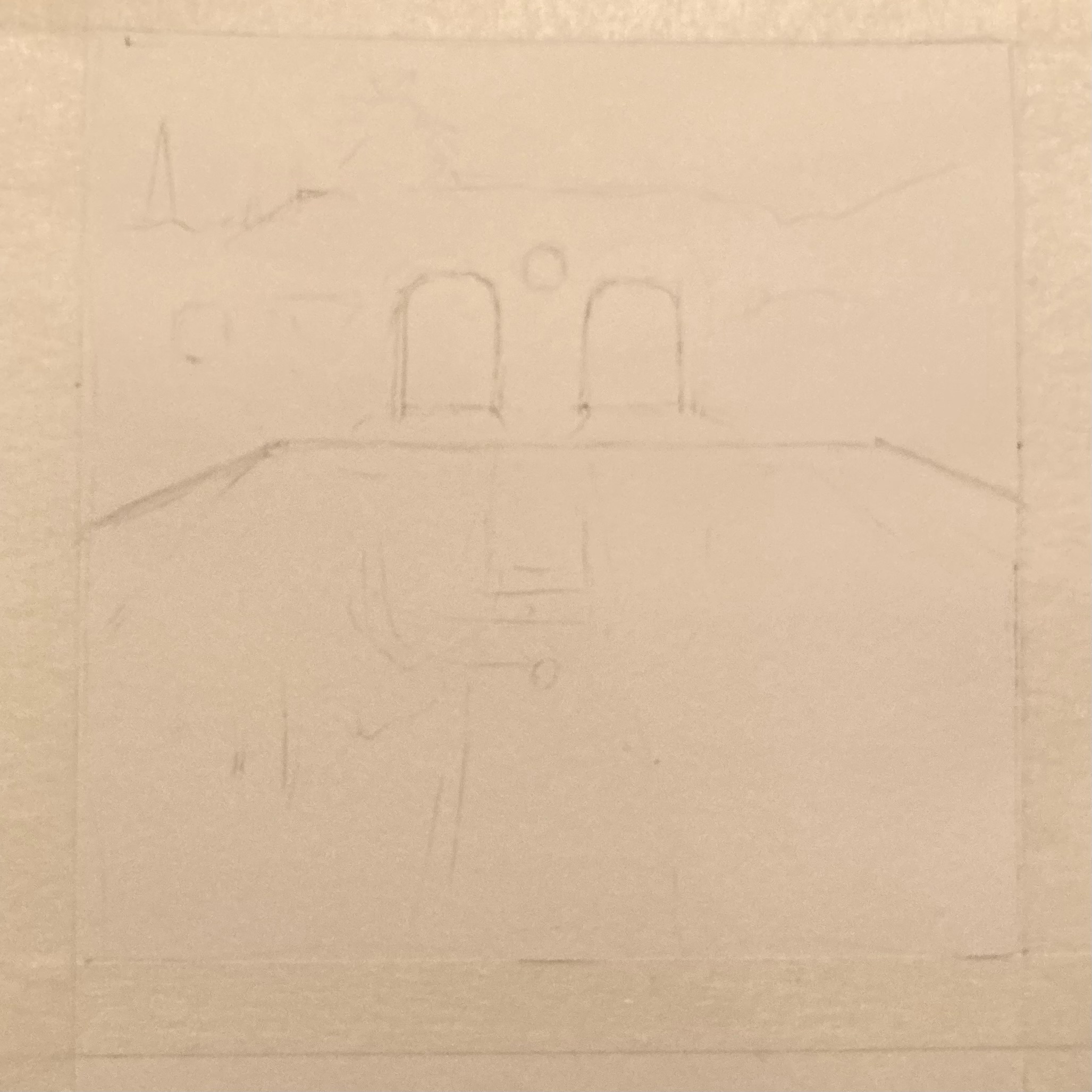 A simple drawing with little detail allows me to see the big shapes and helps me keep the perspective accurate to what we would normally see in realality.